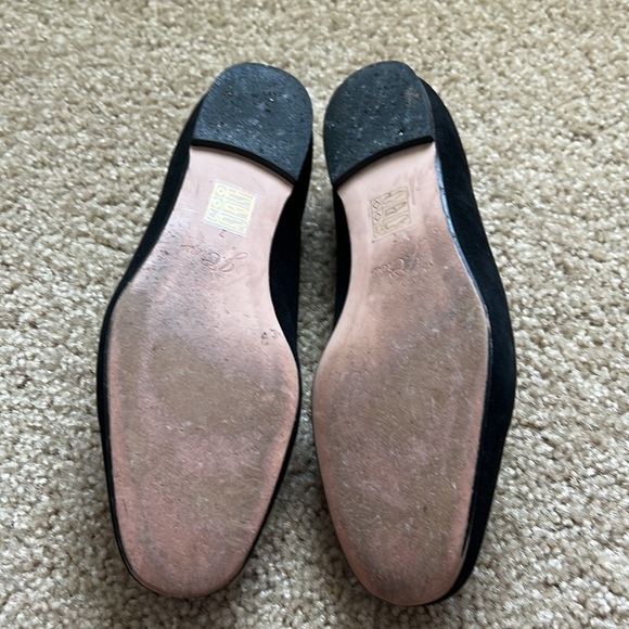 J. Crew Sz 7 Black smoking slipper - Picture 2 of 4